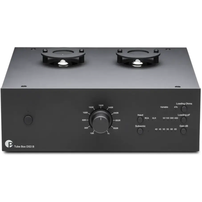 Pro-Ject Tube Box Ds3 B - Sort Balansert Riaa-Trinn Med Rør Pro-Ject Tube Box Ds3 B - Sort Balansert Riaa-Trinn Med Rør