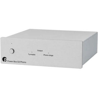 Pro-Ject Power Box S3 Phono - Sølv Strømforsyning Til Platespiller Og Riaa Pro-Ject Power Box S3 Phono - Sølv Strømforsyning Til Platespiller Og Riaa