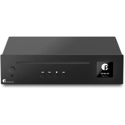 Pro-Ject Cd Box S3 Cd-Spiller - Sort Pro-Ject Cd Box S3 Cd-Spiller - Sort