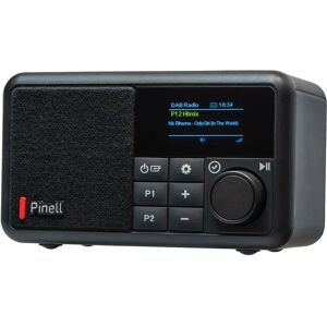 Pinell Compact Bærbar Dab+ Radio Med Oppladbart Batter Pinell Compact Bærbar Dab+ Radio Med Oppladbart Batter