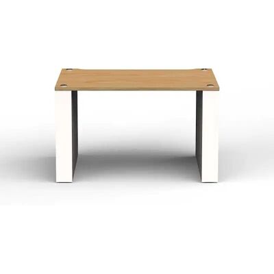 Blok Stax 2g Lp Hylle - Matt Hvit Med Hylle I Naturlig Ask Blok Stax 2g Lp Hylle - Matt Hvit Med Hylle I Naturlig Ask
