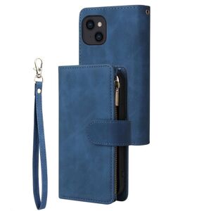 Lux Lommebok Deksel Multifunksjonell Iphone 14 Plus Mørk Blå