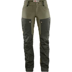 Fjällräven KEB TROUSERS CURVED W REG  DEEP FOREST-LAUREL GREEN