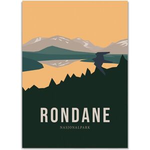 Naturkompaniet RONDANE NASJONALPARK POSTER  NoColor