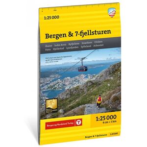 Calazo STIKART BERGEN 1:25.000  NoColor