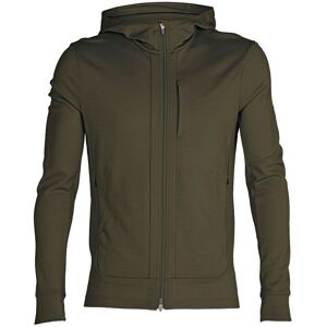 Icebreaker M QUANTUM III LS ZIP HOODIE  LODEN