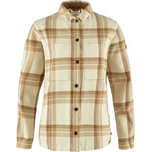 Fjällräven SINGI FLANNEL OVERSHIRT W  CHALK WHITE-DUNE BEIGE