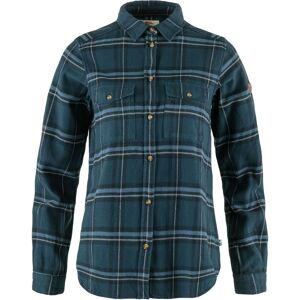 Fjällräven ÖVIK HEAVY FLANNEL SHIRT W  INDIGO BLUE-DARK NAVY