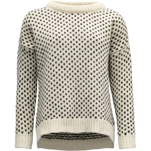 Devold NORDSJØ WOMANS SPLIT SEAM SWEATER  OFFWHITE