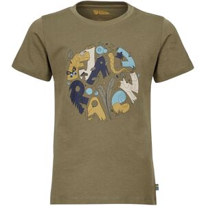 Fjällräven KIDS FOREST FINDINGS T-SHIRT  LIGHT OLIVE