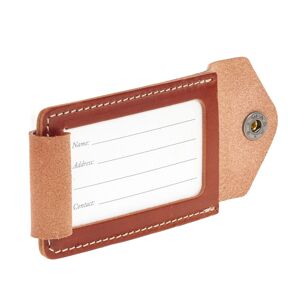 Fjällräven LEATHER LUGGAGE TAG  LEATHER COGNAC