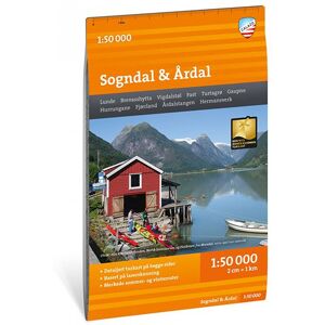 Calazo TURKART SOGNDAL ÅRDAL 1:50.000  NoColor