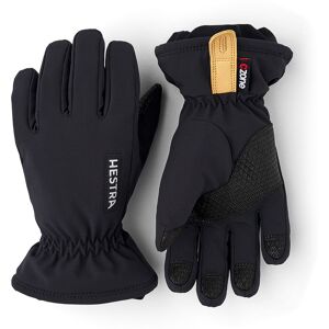 Hestra CZONE PLUTO JR - 5 FINGER  BLACK