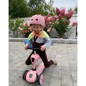 Scoot & Ride Highwaykick 1   2-I-1 Sparkesykkel Barn - Rosa