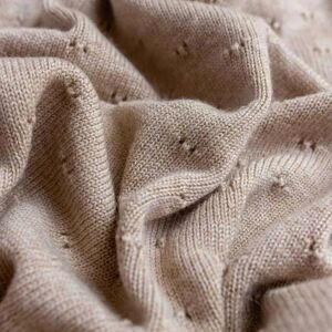 Babyteppe Ull - 100% Merino   Hvid - Bibi – Beige