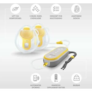 Medela Freestyle Handsfree Brystpumpe   Dobbel Bærebar