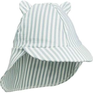 Liewood - Solhatt Baby Uv - Sea Blue/white