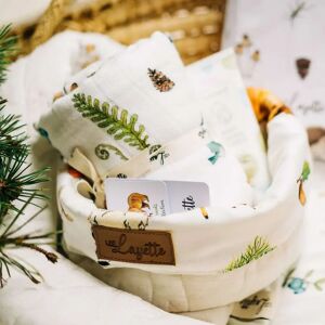 Oppbevaringskurv Quiltet - Layette - Woods