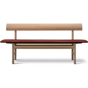 Fredericia The Mogensen Bench, Oljad Ek, Omni Burnt Sienna 293