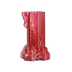 Kosta Boda Rocky Baroque Vas Hot Pink 350 Mm