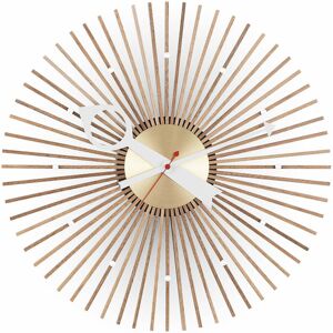 Vitra Popsicle Clock - Valnøtt, Materiale: Valnøtt, Farge: Valnøtt