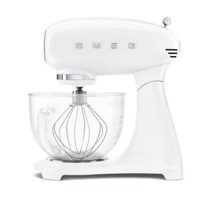 SMEG Stand Mixer With Glass Bowl White