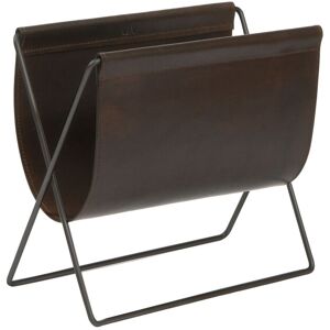 OX Denmarq Maggiz, Black Steel Frame, Leather: Mocca