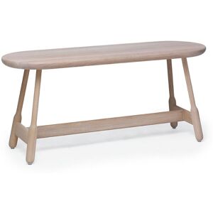 Massproductions Albert Bench - W 110, H 500, White Oiled Oak