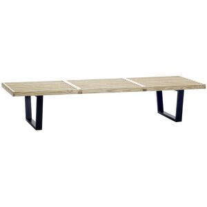 Vitra Nelson Bench Long  H35,3 X W183,7 X D46,9 Cm - Black Ash