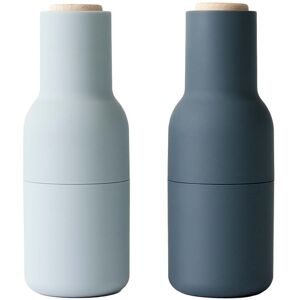 Audo Copenhagen Bottle Grinder Blues Plastic, Beech Lid