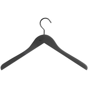 HAY Soft Coat Hanger 4 Pcs, Wide Black