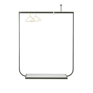 Asplund Tati Coat Rack Large Carrara Marmor Green Khaki