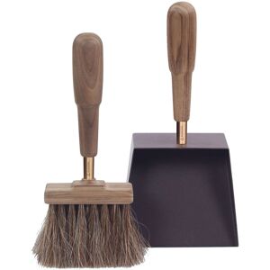 Eldvarm Emma Shovel & Brush - Classic Walnut