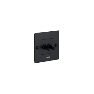 Buster + Punch Eu 1g Double Toggle Switch - Black