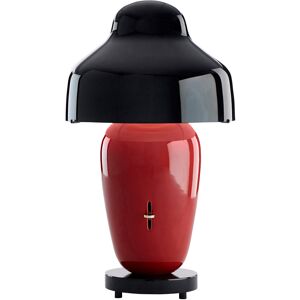 Parachilna Chinoz Red Black Base , Black Diffuser Excl. E27 Halo. Eco. Max. 150w