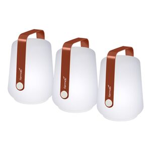 Fermob Balad Lamp 12 Cm 3-Pack Red Ochre 20