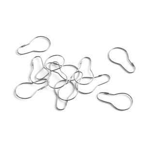 HAY Shower Curtain Rings, Set Of 12 - Chrome