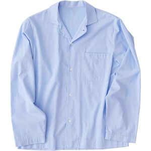 Tekla Poplin Sleepwear Shirt Blue, Shirt S