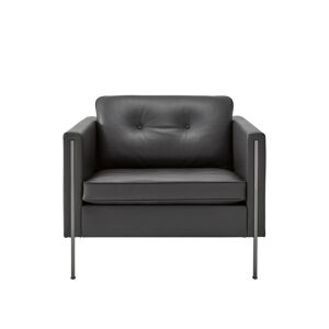 Ligne Roset Andy Armchair, Brilliant Chromed, Leather Cat. W, Kyoto Taupe 5299