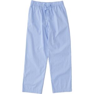 Tekla Poplin Pyjamas Pants - Blue Pin Stripes - L