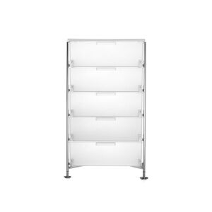 Kartell Mobil System 2035, Ice, 5 Containers, Feet
