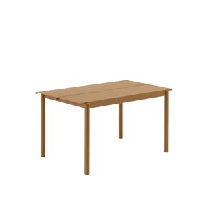 Muuto Linear Steel Table 140cm Burnt Orange