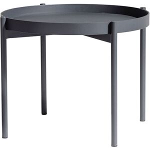 Skargaarden Saltö Lounge Table Small, Charcoal Grey Aluminium Frame