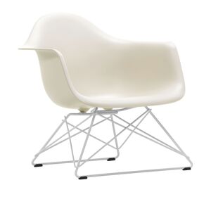 Vitra Eames Plastic Armchair Lar - 11 Pebble - White Base