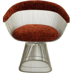 Platner Side Chair, Underrede I Brons Metallic, Tyg: Kat. B - Knoll Velvet - K78463