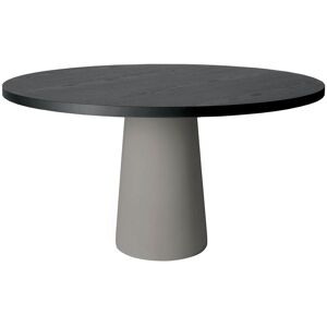 Moooi Container Table 7143 Ø120, Vit, Oljad Ek