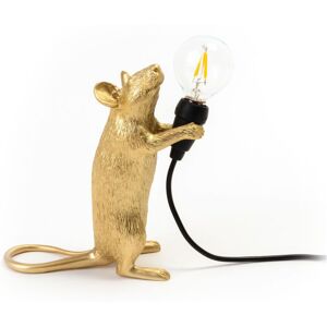 Seletti Mouse Lamp Standing Gold