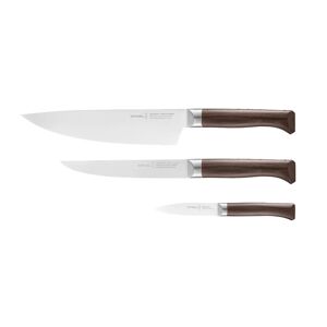 Opinel Trio Box - Les Forgés 1890 - Chef Knife 20 Cm, Carving Knife, Paring Knife