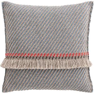 GAN Garden Layers Big Cushion - Diagonal Almond/blue