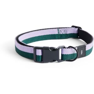 Hay Dogs Collar Flat M/l Lavender, Green